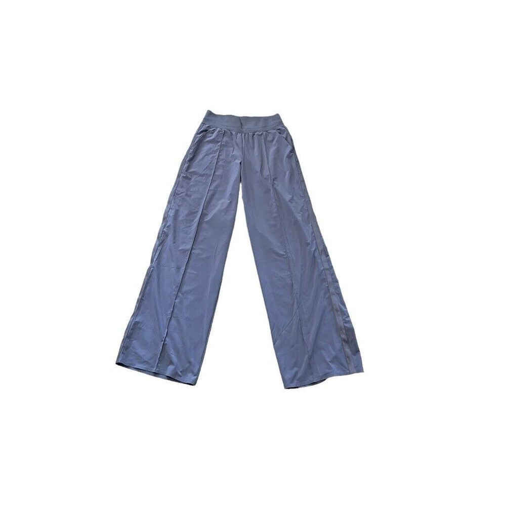 Athleta Wide Leg Pants in Steel Blue